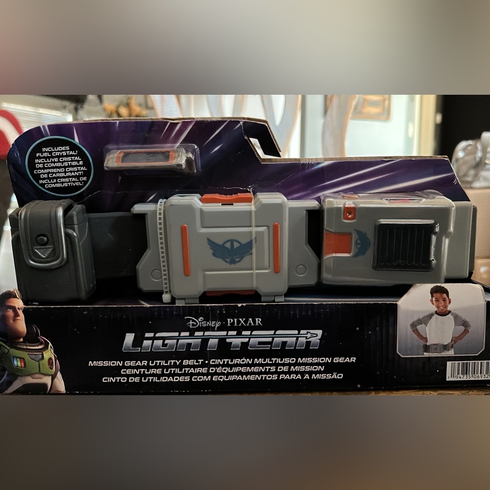 Disney PIXAR Lightyear Mission Gear Utility Belt - Gray and Orange